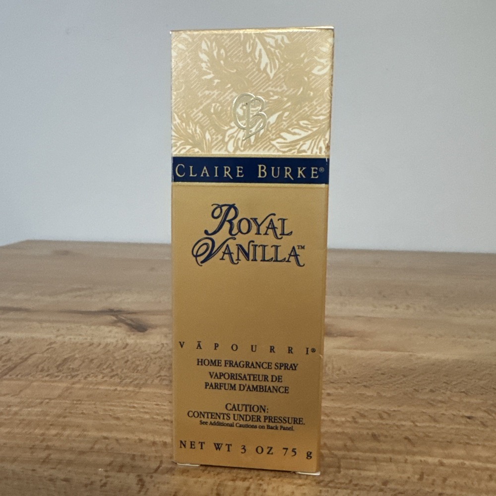 Claire Burke Royal Vanilla Vapourri Home Fragrance Spray 3 oz  50% Full